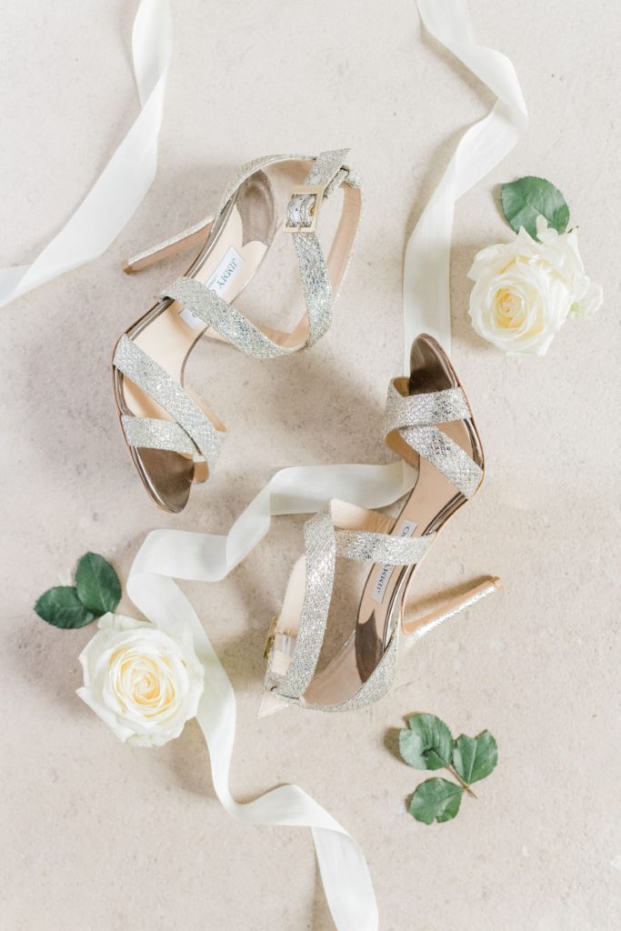 Shoes and Wedding Flowers