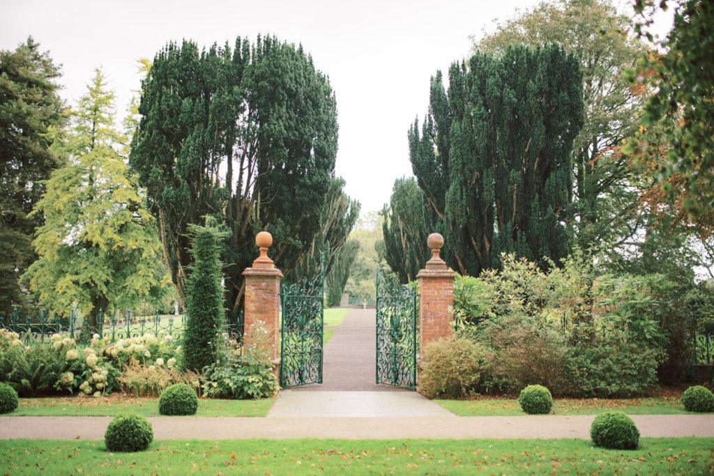 The Walled Garden entrance at Tankardstown House, Ireland.