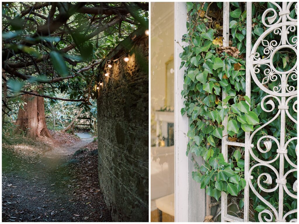 Secret Garden paths and ivy details in their gorgeous estate.